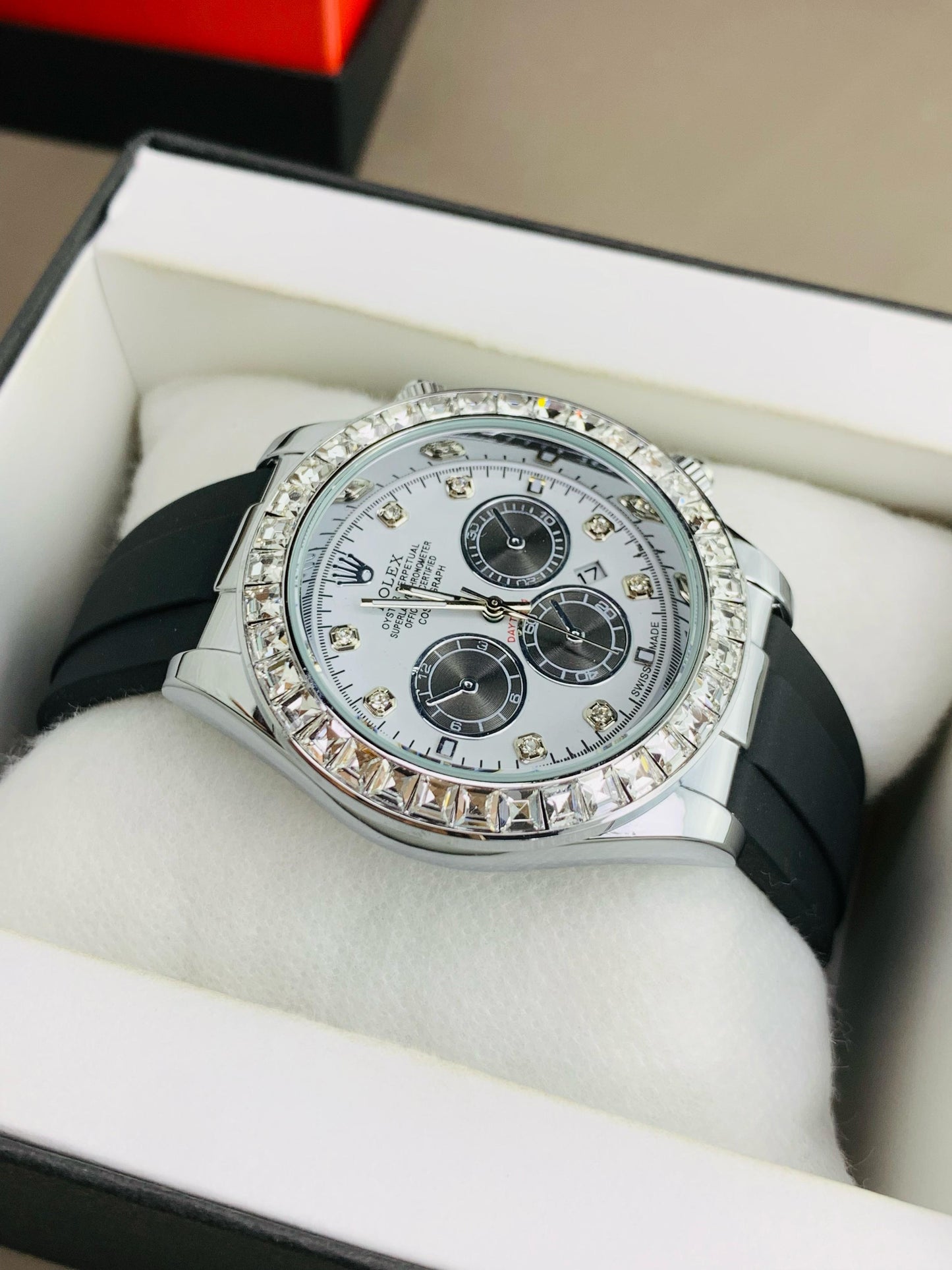 Rolex Cosmograph Daytona Stone 40mm _ Oyesterflex Watch Premium