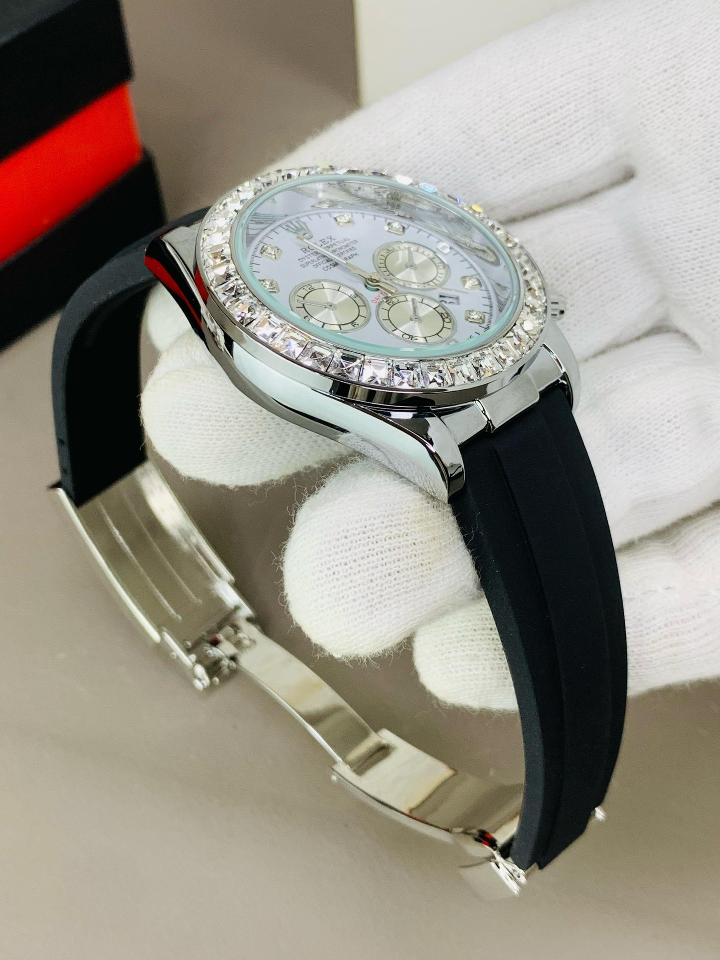 Rolex Cosmograph Daytona Stone 40mm _ Oyesterflex Watch Premium