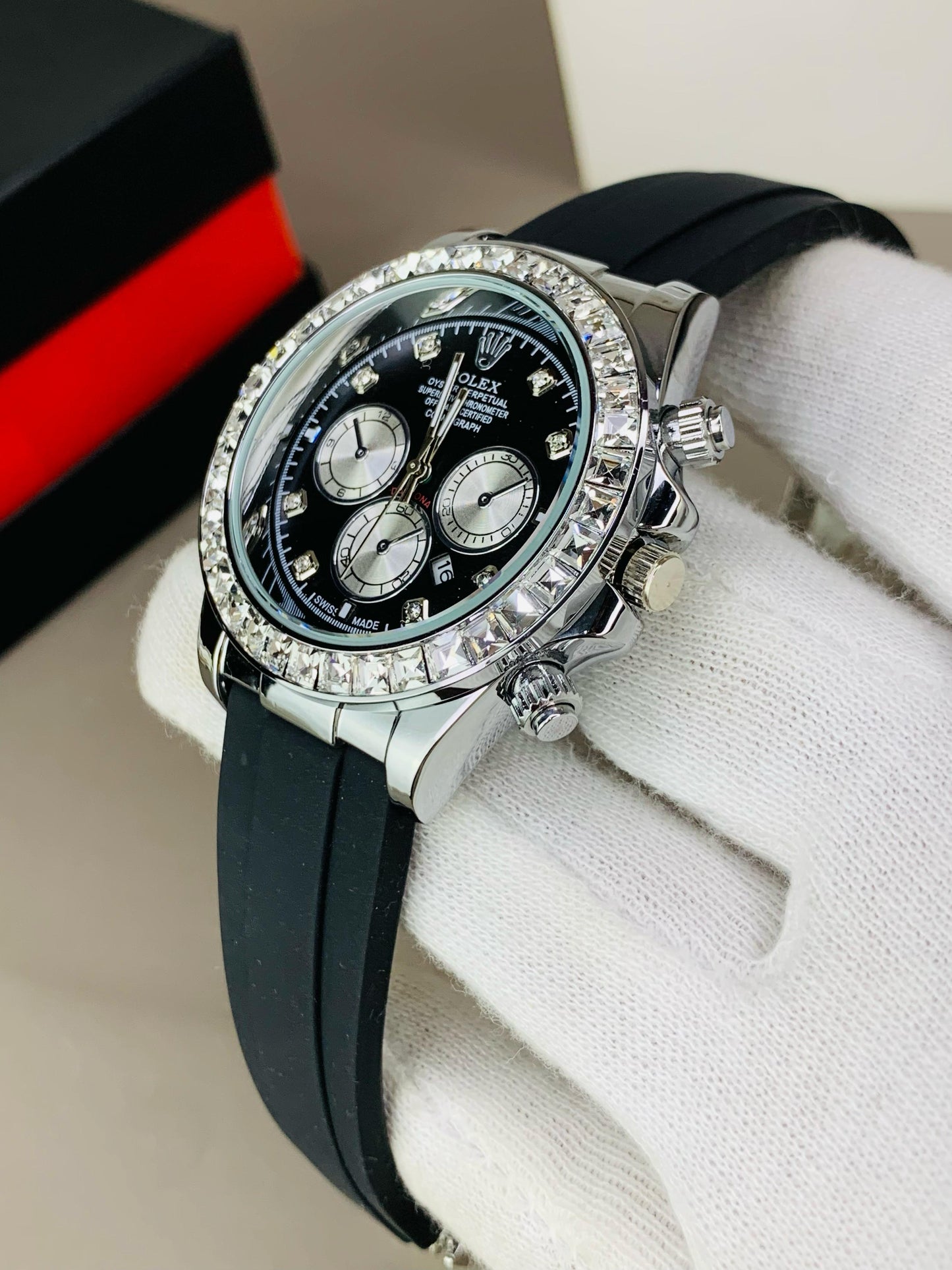 Rolex Cosmograph Daytona Stone 40mm _ Oyesterflex Watch Premium