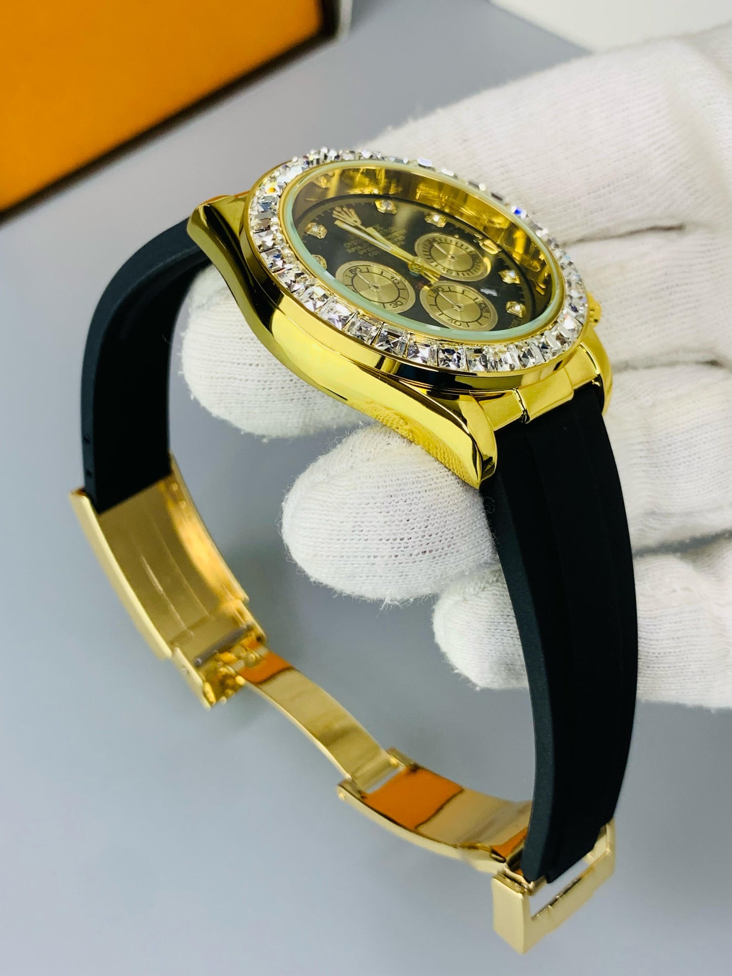 Rolex Cosmograph Daytona Stone 40mm Gold Edition _ Oyesterflex Watch Premium