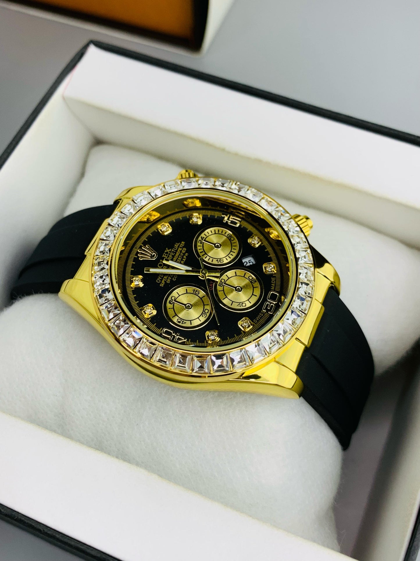 Rolex Cosmograph Daytona Stone 40mm Gold Edition _ Oyesterflex Watch Premium