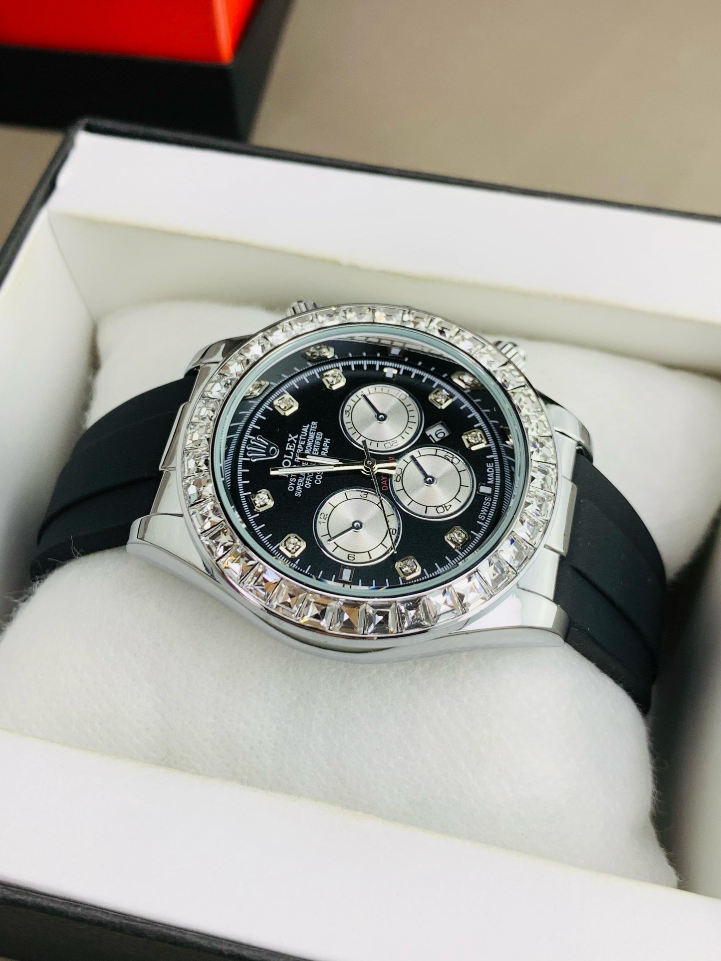 Rolex Cosmograph Daytona Stone 40mm _ Oyesterflex Watch Premium