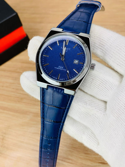 Tissot PRX Quartz Leather Strap Watch