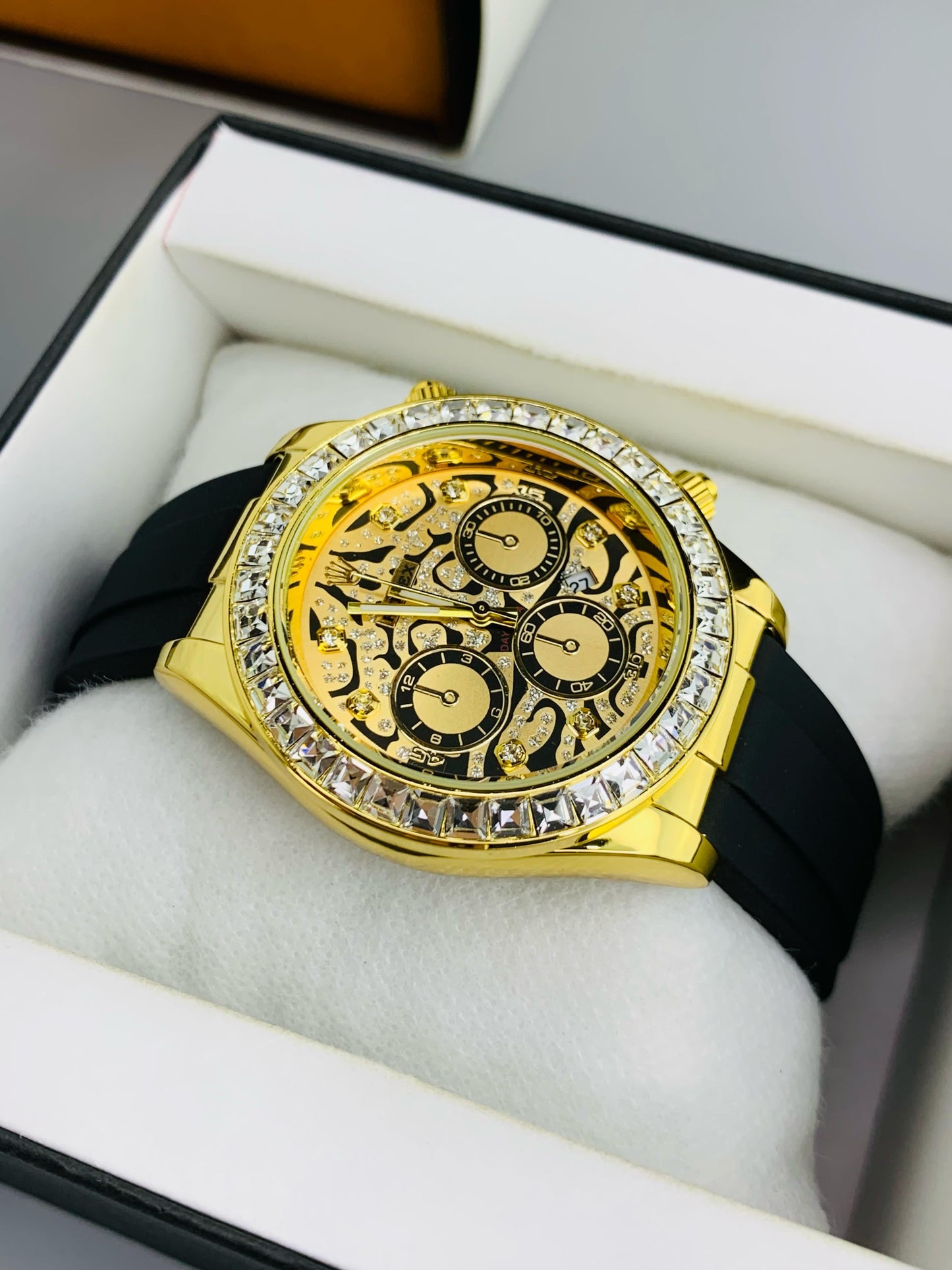 Rolex Cosmograph Daytona Stone 40mm Gold Edition _ Oyesterflex Watch Premium